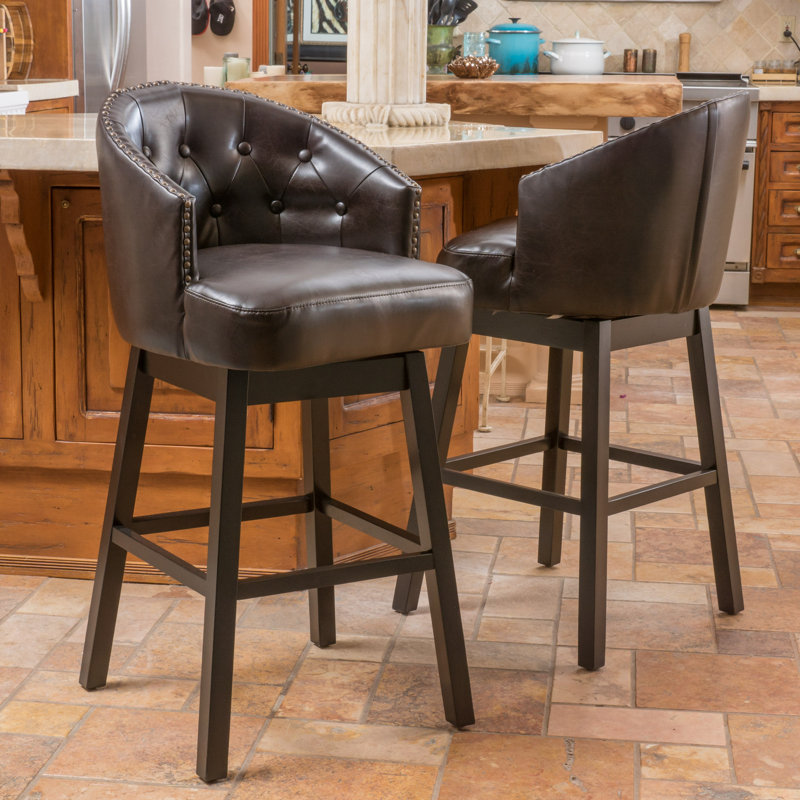 Alcott Hill® Farmington 30" Swivel Bar Stool & Reviews Wayfair